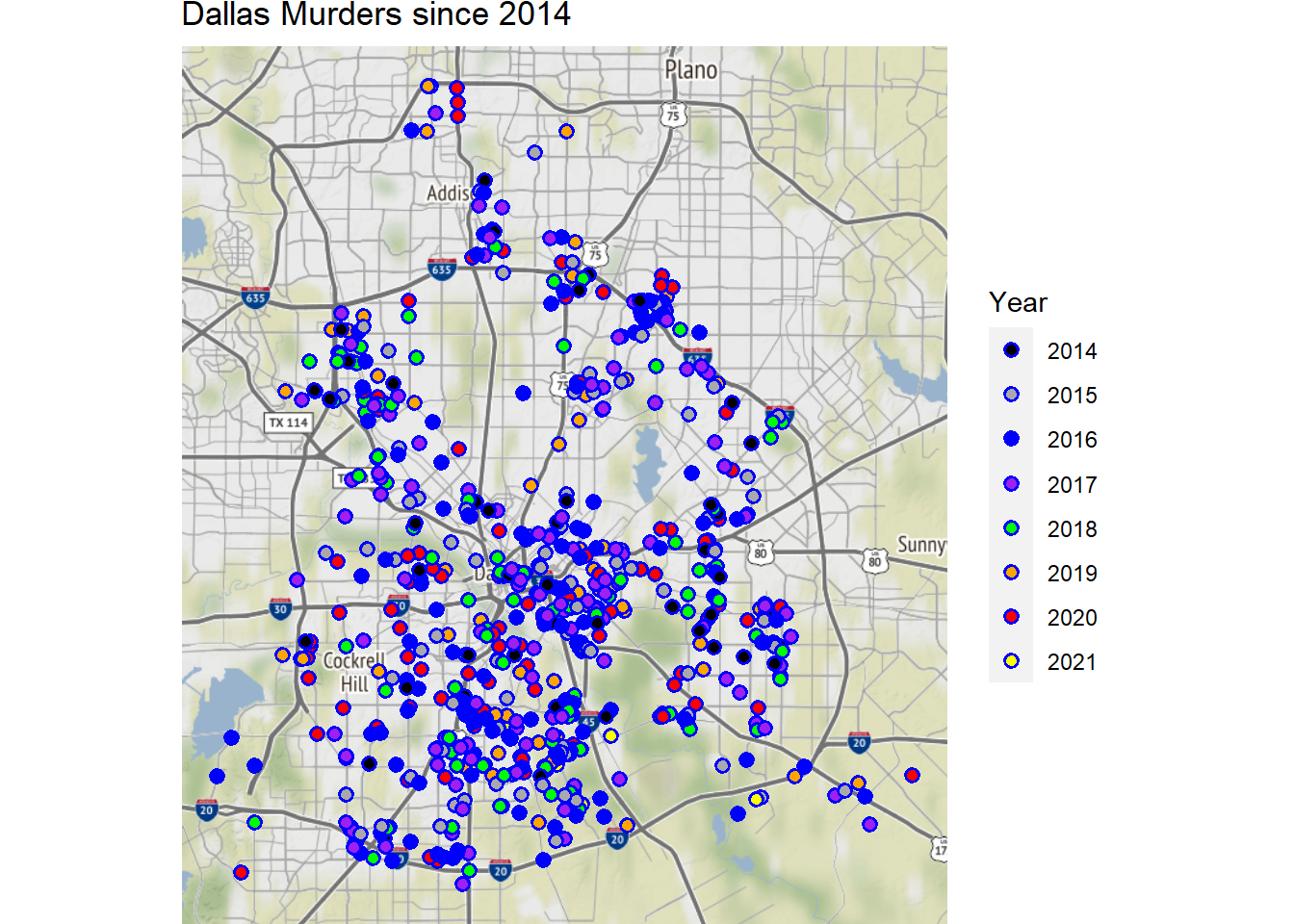 Mapping Murders in Dallas Sean Conroy